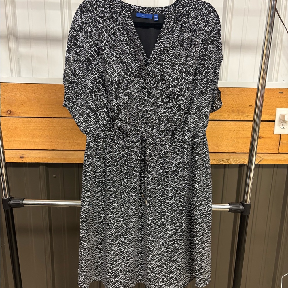 Apt. 9 Black and White Mini Dress